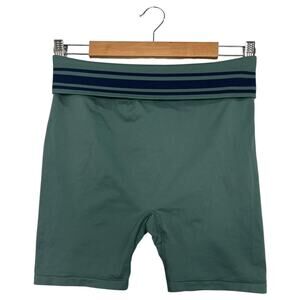 New PINK Victorias Secret Bike Shorts Womens Large High Rise Seamless Ribbed Gym